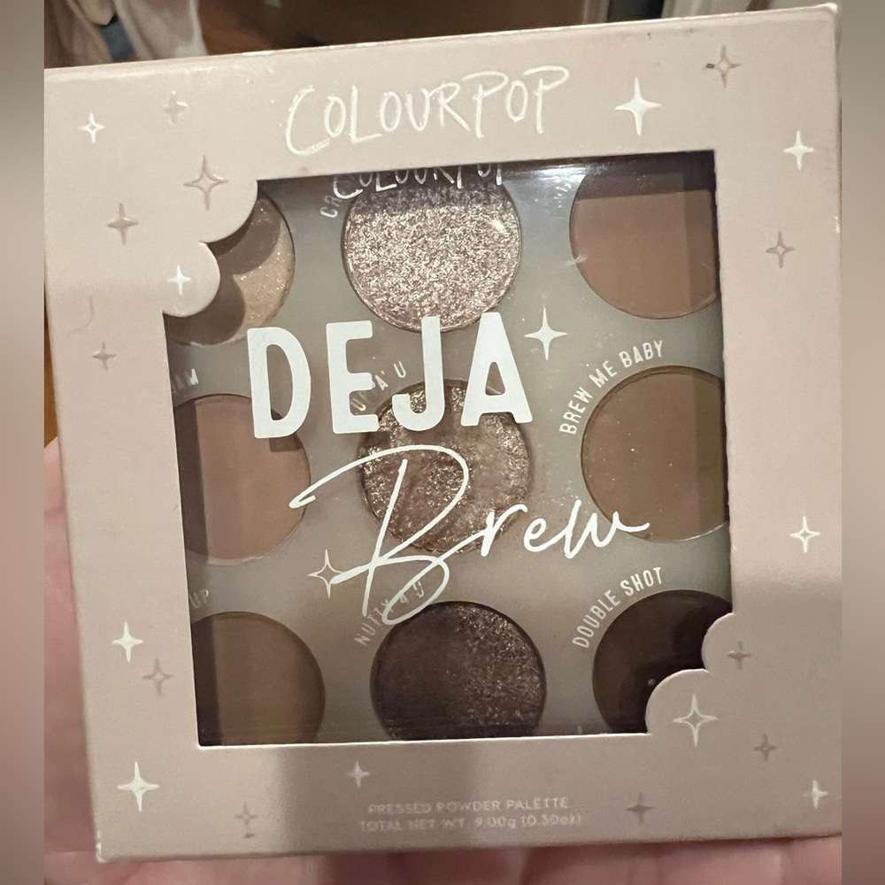 NWT Colour Pop Deja Brew Pressed Powder Palette